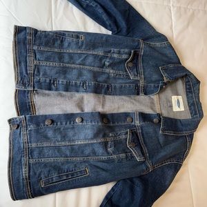 Jeans Jacket Dark Wash Old Navy with buttons